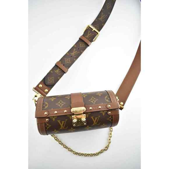 Louis Vuitton Papillon Trunk Brown Monogram Chain Crossbody Shoulder Bag M57835 - Picture 2 of 12